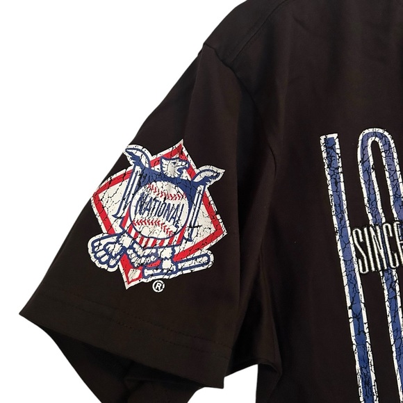 Mitchell & Ness Cooperstown Collection LA Dodgers Black T-Shirt Size Small NWT - Picture 5 of 7